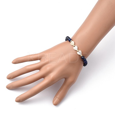 Stretch Beaded Bracelets BJEW-JB05403-05-1
