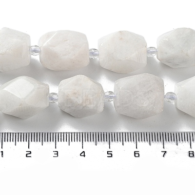 Natural Rainbow Moonstone Beads Strands G-C182-21-02-1