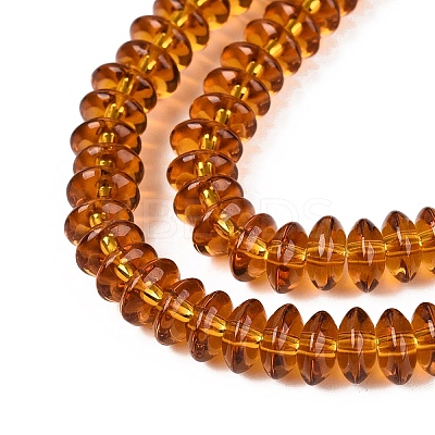 Transparent Glass Beads Strands GLAA-Q113-02A-A06-1