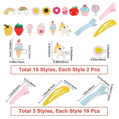 DIY Hair Accessories Making Kit DIY-SC0017-07-1