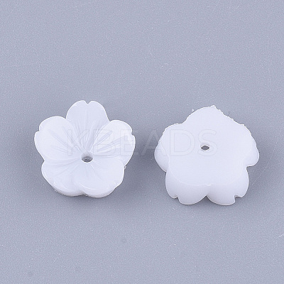 Opaque Resin Bead Caps LS-RESI-T040-031B-1