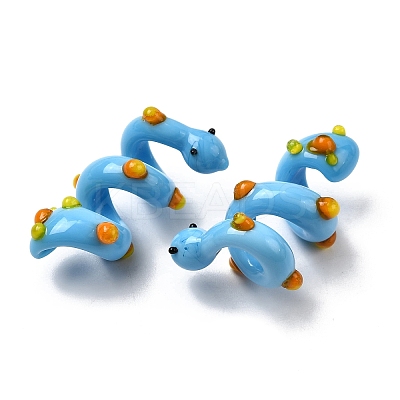 Handmade Lampwork Enamel Beads LAMP-K039-35I-1
