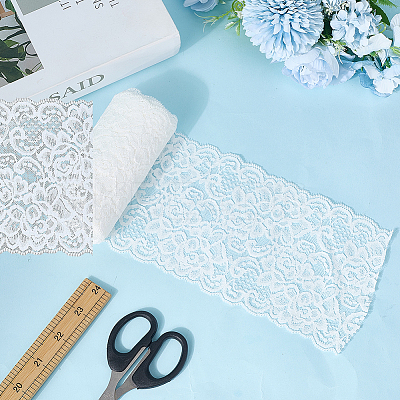 5Yards Polyester Lace Trim Ribbon for Jewelry Making OCOR-GF0004-78A-1