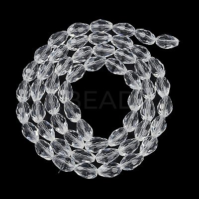 Transparent Glass Beads Strands EGLA-N013-T4mm-D01-1