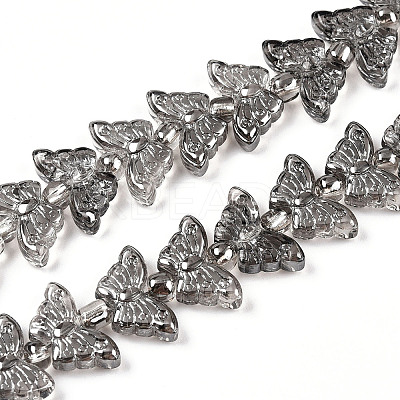 Electroplate Glass Beads Strands EGLA-N012-04D-1