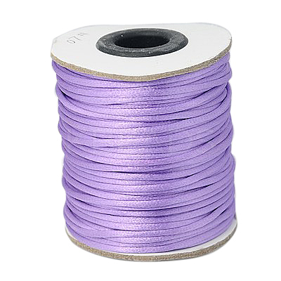 Nylon Satin Rattail Cords NWIR-A003-07-1