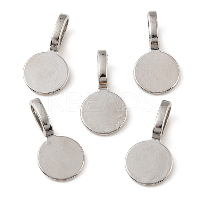Alloy Glue-on Flat Pad Bails PALLOY-K005-03P-1