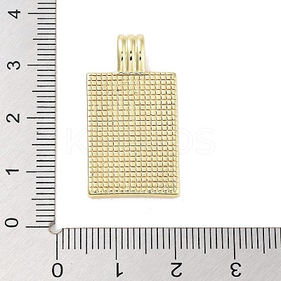 Real 18K Gold Plated Rack Plating Brass Enamel Pendants KK-M293-43G-03-1