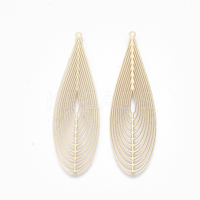 Brass Big Pendants KKC-T001-24KC-1