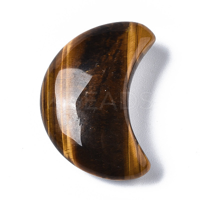 Moon Shape Natural & Synthetic Mixed Gemstone Healing Crystal Pocket Palm Stones G-T132-001M-1-1