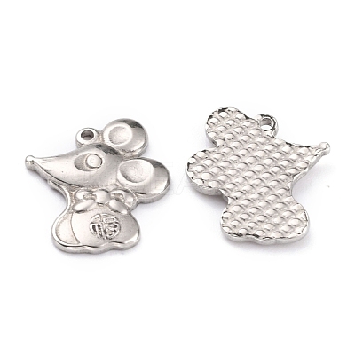 Non-Tarnish 304 Stainless Steel Pendants STAS-O145-39P-1