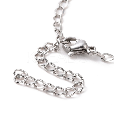 Non-Tarnish 304 Stainless Steel Curb Chain Bracelet for Men Women BJEW-E031-15P-02-1