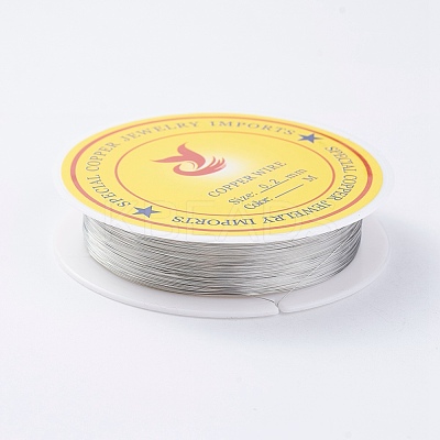 Round Copper Jewelry Wire CWIR-S002-0.2mm-01-1