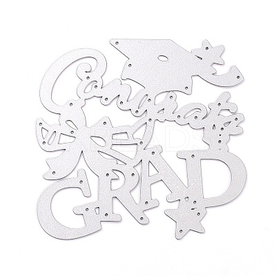 Graduation Theme Carbon Steel Cutting Dies Stencils DIY-P076-66-1