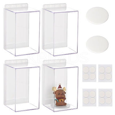 Transparent Acrylic Toys Action Figures Display Boxs ODIS-WH0030-74-1