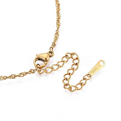 2MM 304 Stainless Steel Singapore Chains Necklaces NJEW-N058-06G-1