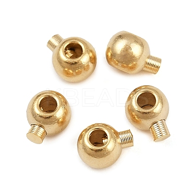 Brass Crimp Beads X-KK-P310-21A-G-1