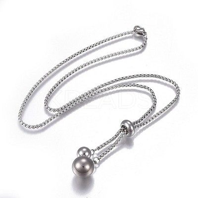 Non-Tarnish 304 Stainless Steel Pendant Necklaces LS-NJEW-P252-01P-1