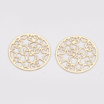 Brass Filigree Joiners Links X-KKC-S001-013KC-1