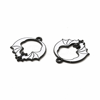 Rack Plating Alloy Enamel Pendants FIND-G054-18EB-01-1