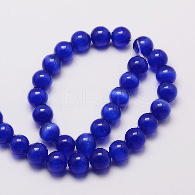 Cat Eye Beads Strands X-CE-M011-10mm-03-1