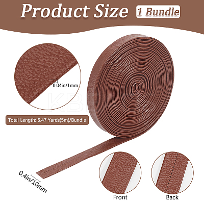 5M Folding PU Leather Flat Cord OCOR-WH20012-14B-04-1