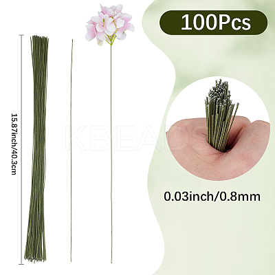 100Pcs Iron Covered with Paper Wire Twist Ties AJEW-SP0003-70A-1