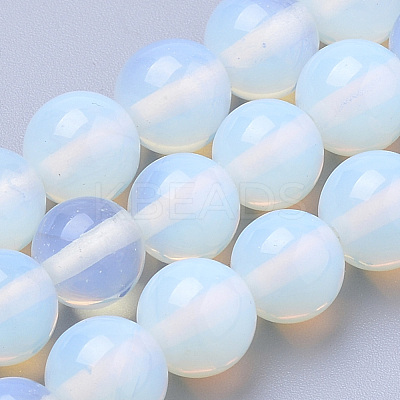 Opalite Beads Strands G-S259-48-4mm-1