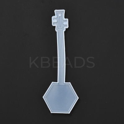 DIY Hexagon Moon Lute Bookmark Silicone Molds DIY-F089-05-1