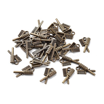 Tibetan Style Alloy Pendants TIBEP-T052-02AB-NR-1