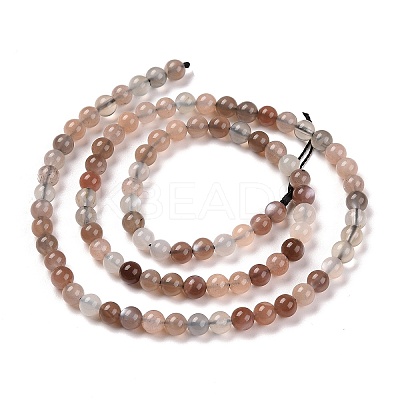 Grade AA Natural Multi-Moonstone Bead Strands G-M296-01-4mm-1