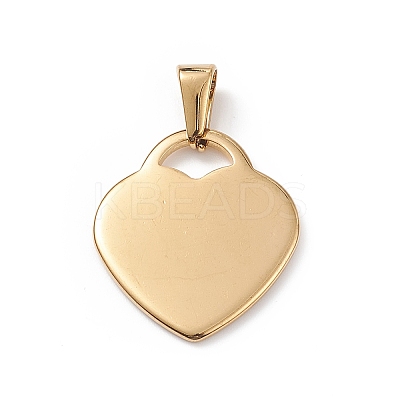 PVD Vacuum Plating 304 Stainless Steel Pendants STAS-G284-19G-1