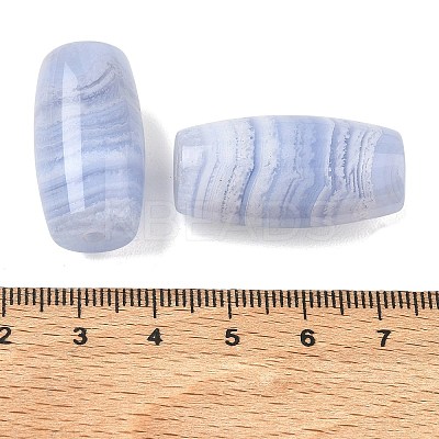 Natural Blue Lace Agate Beads GG-CBA6BAC-D07-1
