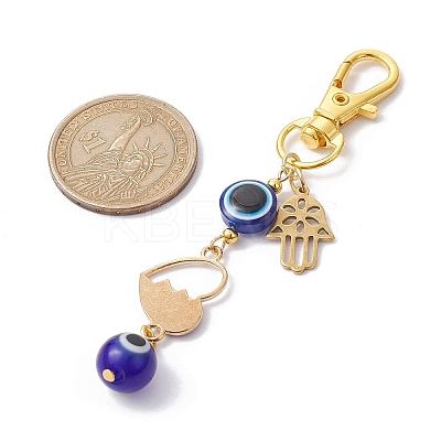 Alloy Enamel Pendant Decorations HJEW-JM01677-03-1