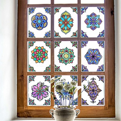 PVC Window Static Stickers AJEW-WH0583-020-1