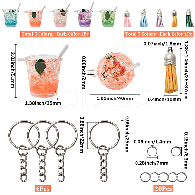 DIY Keychain Kits DIY-SC0029-70-1