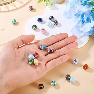 20Pcs Handmade Porcelain Beads PORC-TA0001-29-1