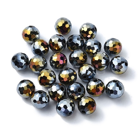 AB Color Plated Glass Beads EGLA-P059-02A-AB28-1
