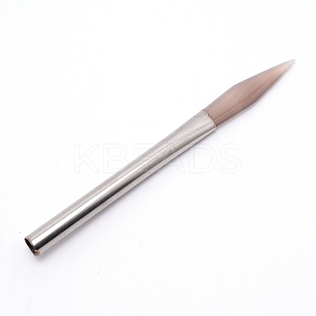 Natural Agate Burnisher Knife TOOL-WH0121-96-1