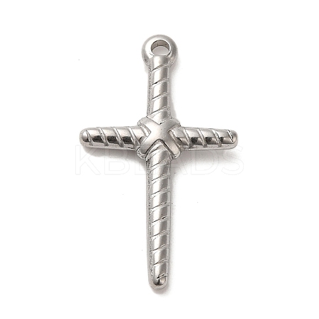 Non-Tarnish 304 Stainless Steel Pendants STAS-R223-06B-1