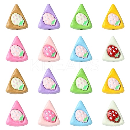 16Pcs 8 Colors Zinc Alloy Beads FIND-CJ0003-82-1