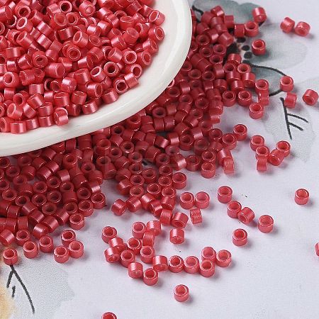 Baking Paint Glass Seed Beads X-SEED-S042-15A-06-1