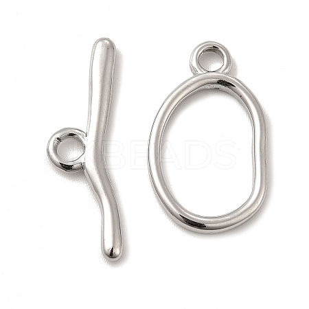 Non-Tarnish 304 Stainless Steel Toggle Clasps LS-STAS-F290-06P-1