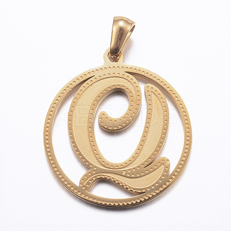 Ion Plating(IP) 304 Stainless Steel Pendants STAS-K162-070G-1