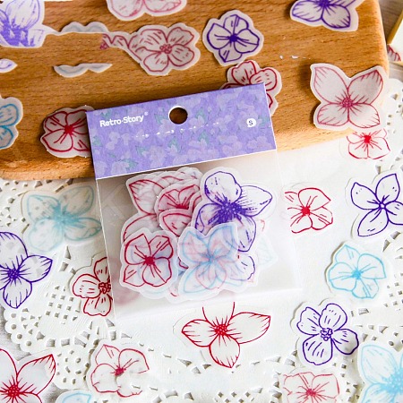 24Pcs Retro Scrapbook Paper PW-WG0542F-04-1