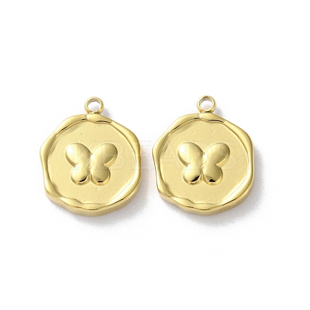 Ion Plating(IP) 304 Stainless Steel Pendants STAS-Z099-01G-01-1