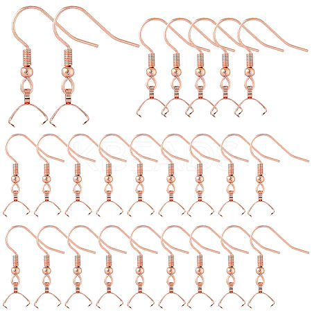 50Pcs 304 Stainless Steel Earring Hooks STAS-SC0010-74RG-1