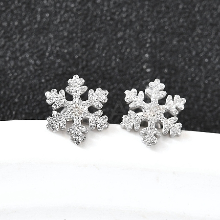 304 Stainless Steel Stud Earrings EJEW-H161-01P-E-1