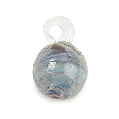 Handmade Lampwork Pendants LAMP-Q005-07C-1