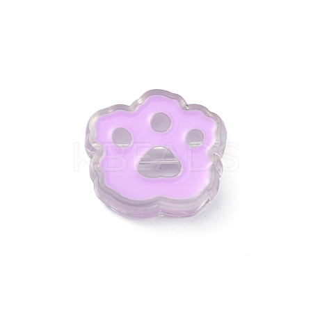 Transparent Acrylic European Beads OACR-CJC0006-03E-1